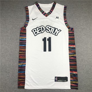 เสื้อกีฬาแขนสั้น ลายทีม NBA jersey Brooklyn Nets No. 2021 เสื้อกีฬาบาสเก็ตบอล สีขาว 11 Irving 2020 331903