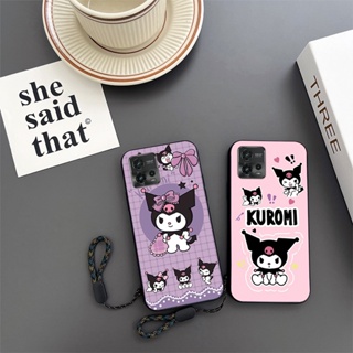 เคสโทรศัพท์มือถือ ลายการ์ตูนคุโรมิน่ารัก สําหรับ Motorola Moto G72 4G