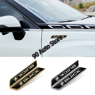 สติกเกอร์ตราสัญลักษณ์ Buick RegalGS Lacrosse Envision Allure ขนาด 10.3x1.5 ซม. สําหรับตกแต่งรถยนต์ 2 ชิ้น