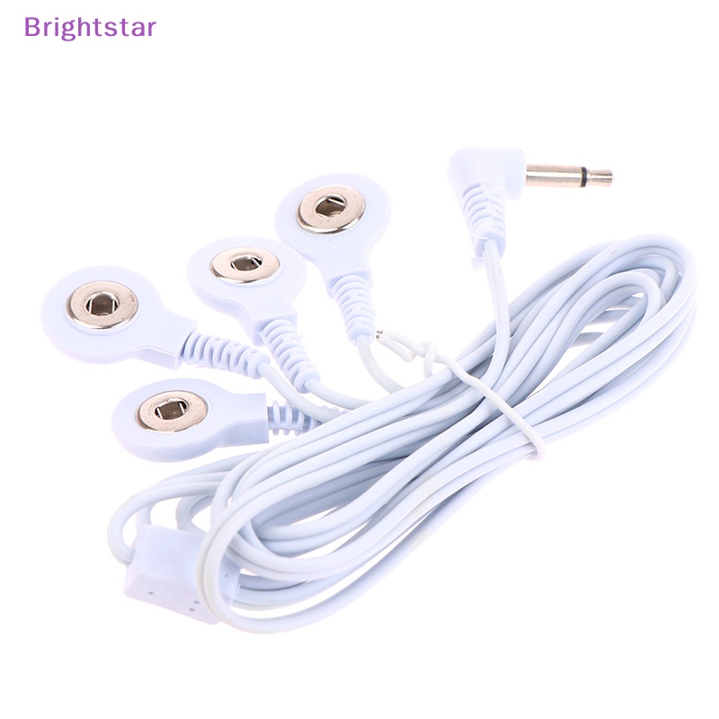 brightstar-แผ่นอิเล็กโทรด-4-ทาง-สําหรับเครื่องนวดสายเคเบิล-tens