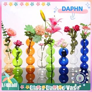 Daphs แจกันแก้วไฮโดรโปนิก สไตล์เรียบง่าย สําหรับใส่ดอกไม้ ตกแต่งห้องนั่งเล่น