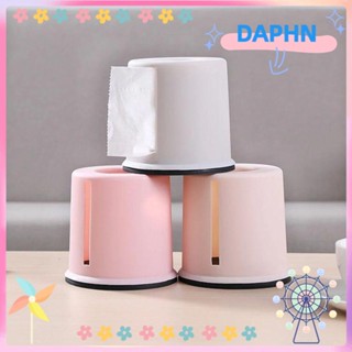 Daphs กล่องทิชชู่พลาสติก ทรงกลม สร้างสรรค์ สําหรับครัวเรือน