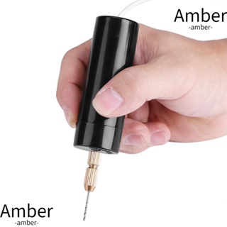 Amber สว่านไฟฟ้ามือถือ Diy USB สําหรับทําเครื่องประดับ