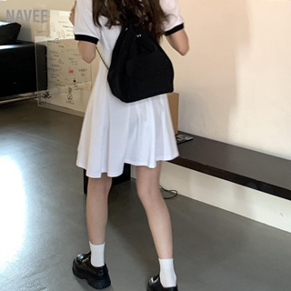 NAVEE กระเป๋าเป้สะพายหลัง Drawstring ความจุขนาดใหญ่สายคล้องคอผ้าไหม Lady Bucket Bag สำหรับการช้อปปิ้งทุกวัน