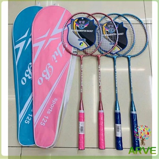 ไม้แบดมินตัน Sportsน 125 อุปกรณ์กีฬา ไม้แบตมินตัน พร้อมกระเป๋าพกพา  Badminton racket