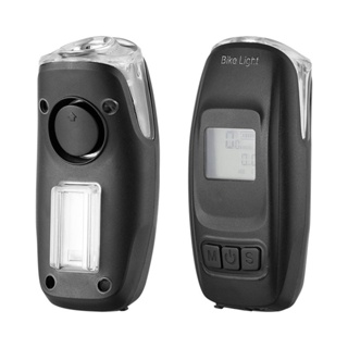 BG-2024 1500mAh Bicycle Light Set Stopwatch 120db Horn USB Rechargeable Light