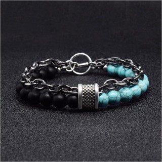 กำไลหิน The Totem Turquoise Onyx ep.01 Bracelet