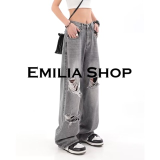 EMILIA SHOP กางเกงขายาว กางเกงขายาวผู้หญิง สไตล์เกาหลี A97L1MZ