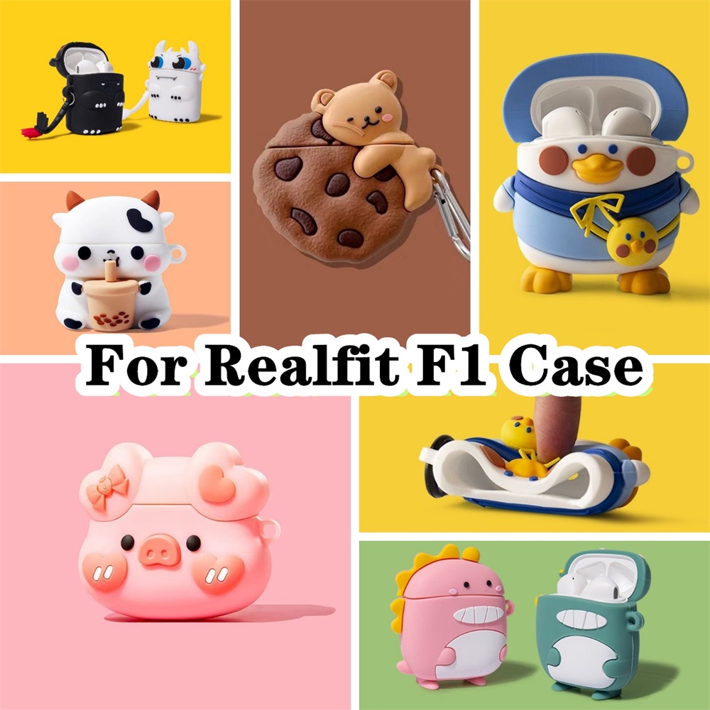 ส่วนลด-เคสหูฟัง-แบบนิ่ม-ลายการ์ตูน-สําหรับ-realfit-f1-realfit-f1