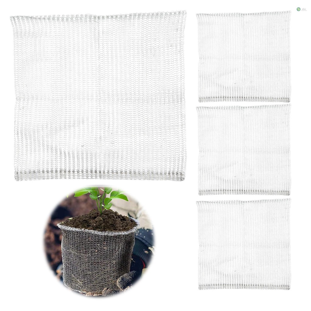 ready-stock-6-pcs-plant-root-guard-basket-stainless-steel-mesh-bag-plant-wire-net-baskets-small-potted-flowers-plants-vegetable-protection-mesh