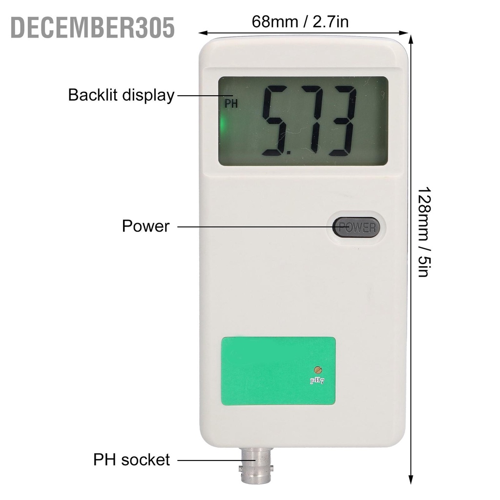 december305-ph-3012-เครื่องวัดค่า-ph-พร้อมไฟแบ็คไลท์เครื่องวิเคราะห์คุณภาพน้ำสำหรับห้องปฏิบัติการเพาะเลี้ยงสัตว์น้ำแบบไฮโดรโปนิกส์