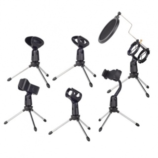 New Arrival~1pcs Microphone Stand Microphone Holder Black Computer Video Desktop.Easy To Use