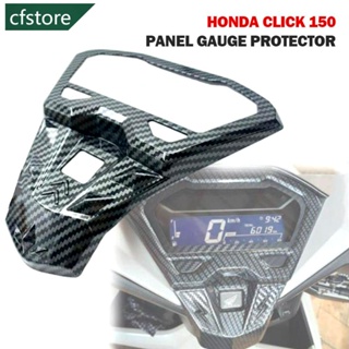 Cfstore ฝาครอบแผงหน้าปัด คาร์บอนไฟเบอร์ สําหรับ Honda Click 125i 150i 125 V2 O8Q7