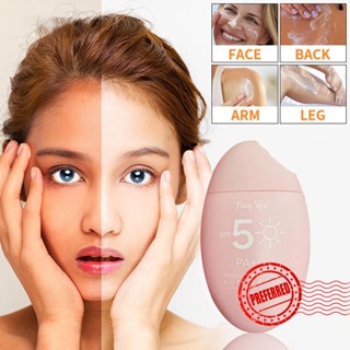 Fairyskin ครีมกันแดดไวท์เทนนิ่ง SPF50+ ให้ความชุ่มชื้น ไม่เหนียวเหนอะหนะ 50 กรัม L4D0