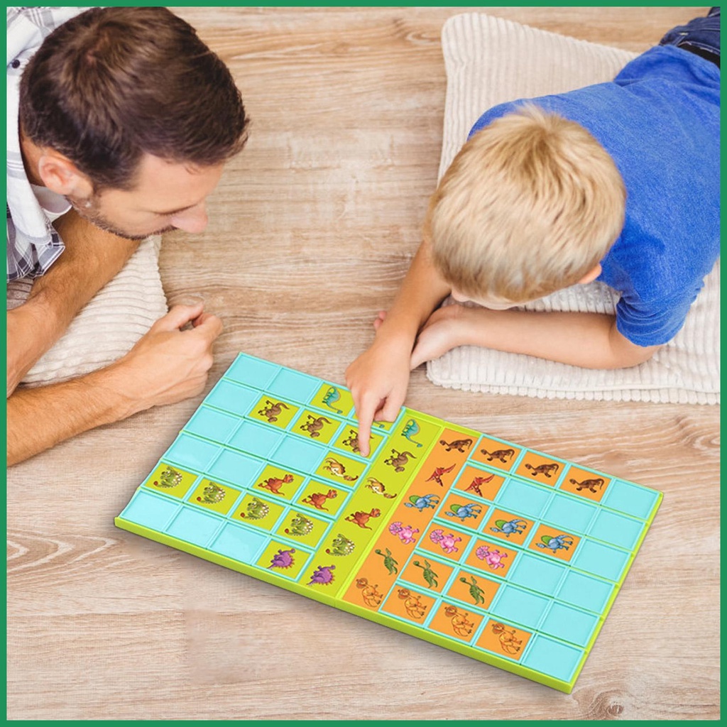 ของเล่นเพื่อการศึกษาสำหรับเด็กการ์ด-dinosaur-flip-fun-เกมกระดานผู้ปกครองและเด็ก-xiao-xiao-le-เกมโต๊ะต่อสู้คู่