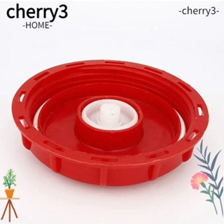 Cherry3 ฝาปิดถังเก็บน้ํา IBC โพลีเอทิลีน สีแดง พร้อมช่องระบายอากาศ 2 แพ็ก