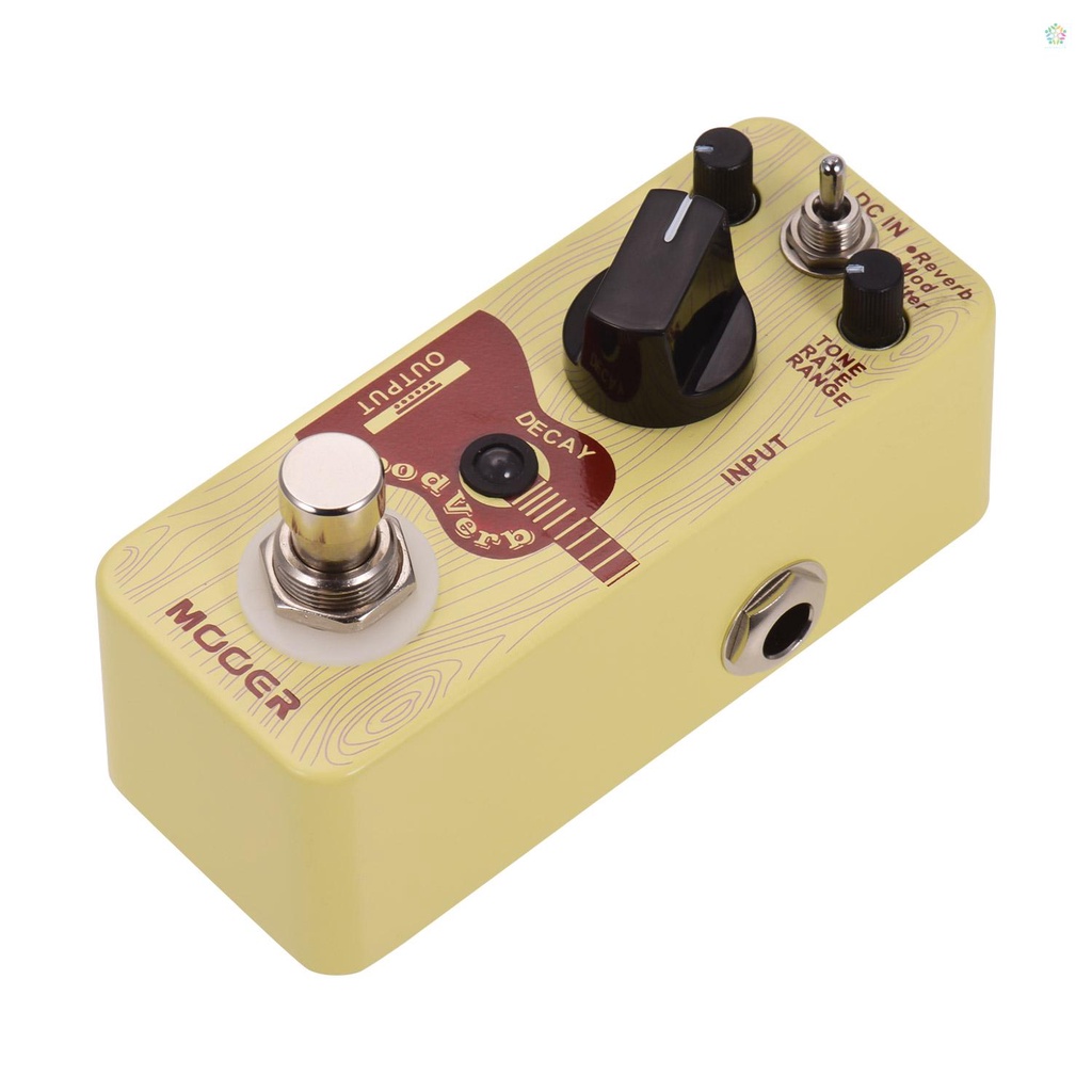 audioworld-mooer-woodverb-แป้นเหยียบเท้ากีตาร์อะคูสติก-ดิจิทัล-โหมดโมด-ฟิลเตอร์-true-bypass-micro-series-ขนาดกะทัดรัด