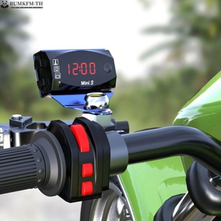 Motorbike นาฬิกาโวลต์มิเตอร์ หน้าจอดิจิทัล อะคริลิค 55 กรัม 1.94 ออนซ์ สําหรับรถจักรยานยนต์