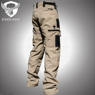 Eaglade กางเกงคาร์โก้ยุทธวิธี สําหรับผู้ชาย JT-PJK55.ใหม่ ไซส์ S-3Xl สีกากี