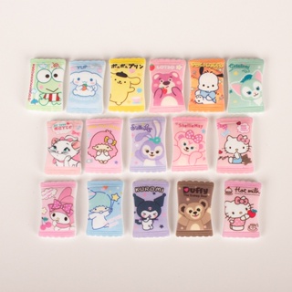 จี้รูปแมวน่ารัก Marie Jibbitz Crocs Gemini Kuromi Jibbits Charm Sanrio Candy Shoe Charms Pin Hello Kitty Jibits Crocks เครื่องประดับสําหรับผู้หญิง