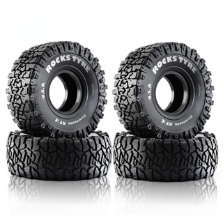 ยางล้อรถ ขนาด 120 มม. 1.9 นิ้ว สําหรับรถไต่หินบังคับ 1:10 Axial SCX10 90046 AXI03007 TRX4 Redcat Gen8 4 ชิ้น