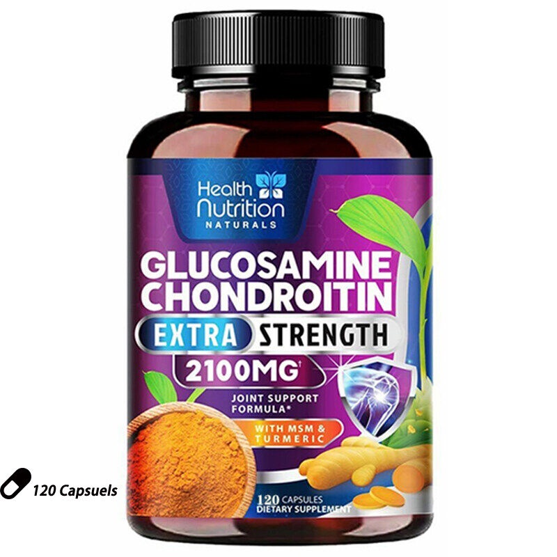 Glucosamine & Chondroitin With Turmeric Capsules อาหารเสริมบำรุงข้อ