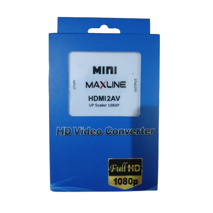 ตัวแปลง MaxLine HDMI เป็น AV Mini Adapter วิดีโอ HD + พลัง USB | Shopee ...