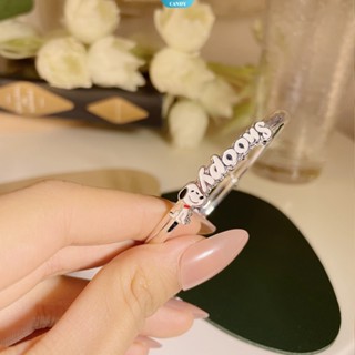เครื่องประดับ สร้อยข้อมือ จี้การ์ตูน Snoopy สามารถปรับได้ เหมาะกับของขวัญปาร์ตี้ สไตล์มินิมอล