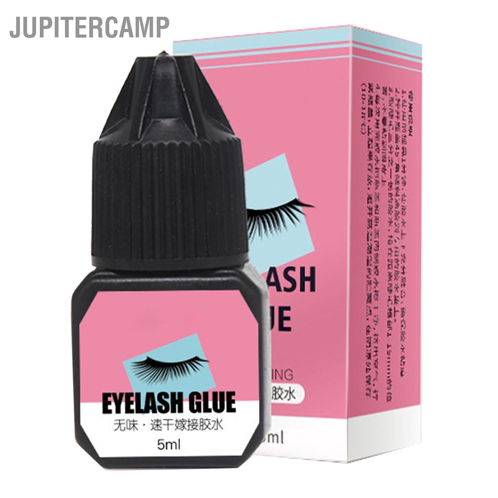 jupitercamp-กาวต่อขนตาอ่อนแห้งเร็วกาวติดขนตาปลอดภัยเป็นมิตรกับสิ่งแวดล้อมสำหรับร้านเสริมสวยผู้หญิง