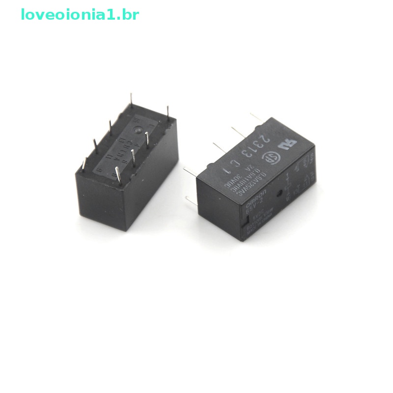 loveoionia1-รีเลย์สัญญาณต่ํา-g5v-2-dc-5v-2a-dpdt-8pin-pcb-5-ชิ้น