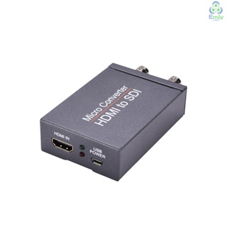 Nk-m009 อะแดปเตอร์แปลงเสียง HDMI เป็น SDI สองตัว รองรับ 720P 1080P [19][มาใหม่]