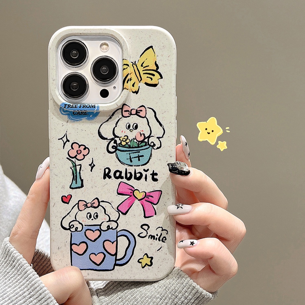 เคสโทรศัพท์มือถือ-tpu-ลายการ์ตูนสุนัขกราฟฟิตี้-สีเบจ-สําหรับ-iphone-11-15-14-12-13-pro-max-7plus-8plus-xr-xs