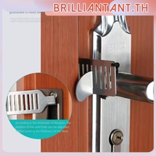 Anti-Theft แบบพกพาประตูล็อคสำหรับ Travel Self-Defense ประตู Blocker Security ล็อค Latch อุปกรณ์ปรับปรุง Travel Hotel Apartment ประตูล็อค Security Bri