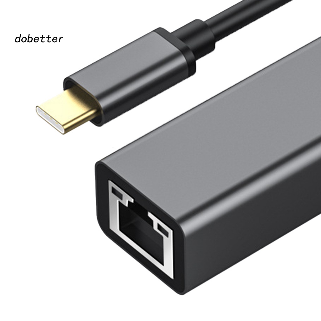 lt-dobetter-gt-อะแดปเตอร์อีเธอร์เน็ต-tpe-usb-type-c-เป็น-rj45-สําหรับโน้ตบุ๊ก