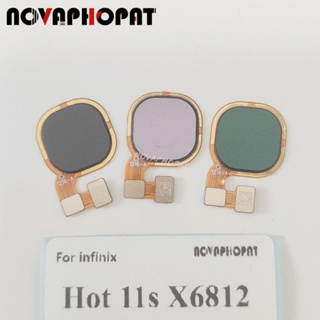Novaphopat ปุ่มสวิตช์เปิดปิด ปลดล็อกเซนเซอร์กุญแจ สําหรับ Infinix Hot 11s X6812