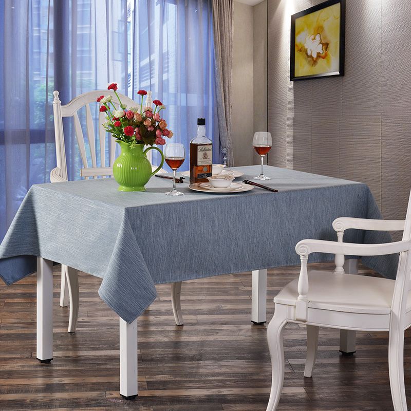ผ้าปูโต๊ะผ้าฝ้ายลินินคลาสสิคสีทึบ-มีคละสี-เหมาะสำหรับงานเลี้ยงและงานประชุม