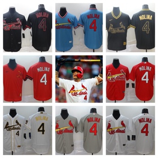 MLB St. Louis Cardinals Yadier Molina เสื้อยืดเบสบอลบุรุษ