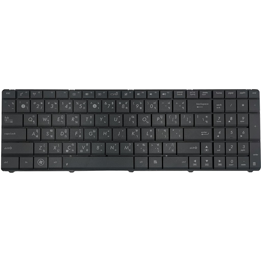 keyboard-คีย์บอร์ดเอซุส-asus-n53-x54-g51-g60-g72-g73-n50-n73