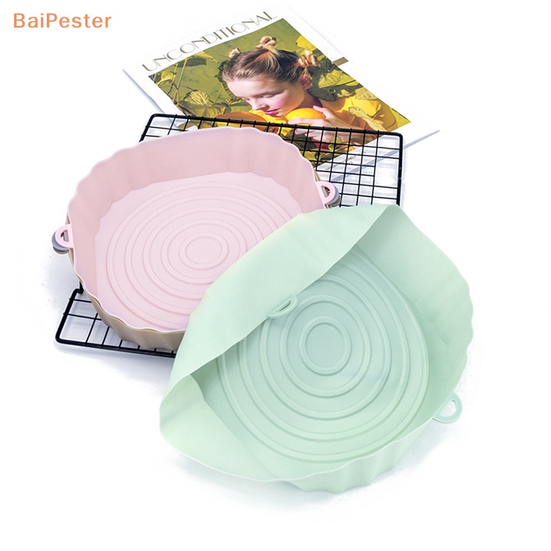 baipester-หม้อทอดไร้น้ํามัน-ซิลิโคน-18-ซม-ไม่ติดถาดอบ