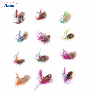 【Anna】Fishing Lures Tools Crank Fly Popper Sharpened Bait Fish Insects Flies