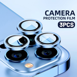 Censi ชุดแหวนโลหะ ป้องกันเลนส์กล้องหลัง HD สําหรับ iphone 14 pro max 13 pro max 13 13 Mini 11 pro max 12 pro max 14 1 ชุด (2 3 ชิ้น)