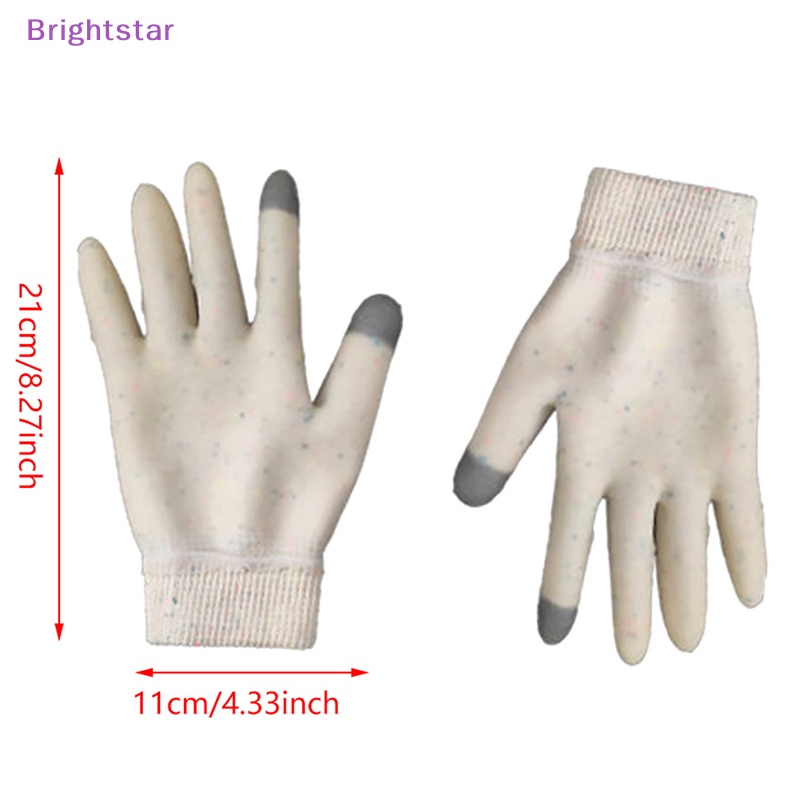 brightstar-1-คู่-ถุงมือสปาเจล-หน้าจอสัมผัส-ถุงมือสปา-ถุงมือเจลให้ความชุ่มชื้น-ใหม่