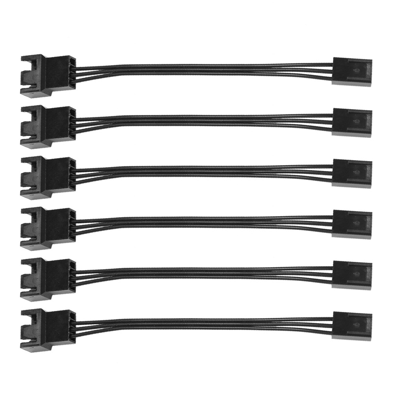 อะแดปเตอร์สายเคเบิ้ลพัดลมมาตรฐาน-4pin-pwm-to-3pin-12-ชิ้น
