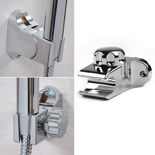 Shower Head Holder Shower Silver ABS ABS Rubber Bracket Chrome Head Holder