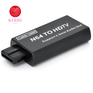 Barry อะแดปเตอร์แปลงเสียง N64 เป็น HDMI 1080P ขนาดเล็ก 3.5 มม. สําหรับเกมคอนโซล N64 SNES NGC TV