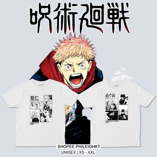 แฟชั่นใหม่ล่าสุด เสื้อยืด Jujutsu Kaisen Character Anime Shirt 『Cotton Spandex』  Leighkt Collection_01