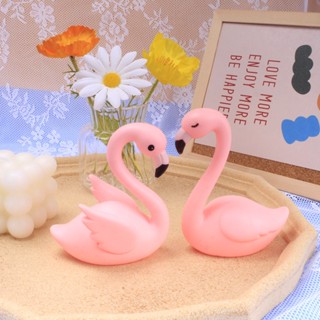 ป้ายท็อปเปอร์ รูปนกฟลามิงโก้ สีชมพู สําหรับตกแต่งเค้กวันเกิด งานแต่งงาน ขนมหวาน วันแม่ 1 ชิ้น