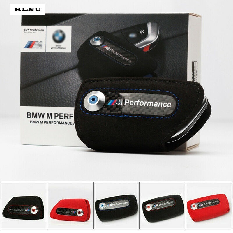 klnu-เคสกุญแจรีโมตรถยนต์หนัง-ลายโลโก้-m-สําหรับ-bmw-3-5-6-x1-m1-gt-f20-f10-f30-520-525-520i-530d-e34-e46-e60-e90-1-ชิ้น