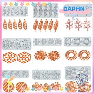 DAPHS แม่พิมพ์ซิลิโคน รูปใบไม้ ลูกไม้ สําหรับทําเค้ก เบเกอรี่ ขนมหวาน น้ําตาล