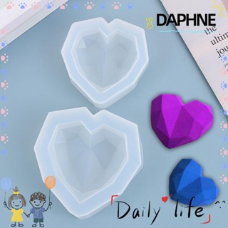 Daphne แม่พิมพ์ซิลิโคนรูปหัวใจ 3 D สําหรับตกแต่งเค้ก